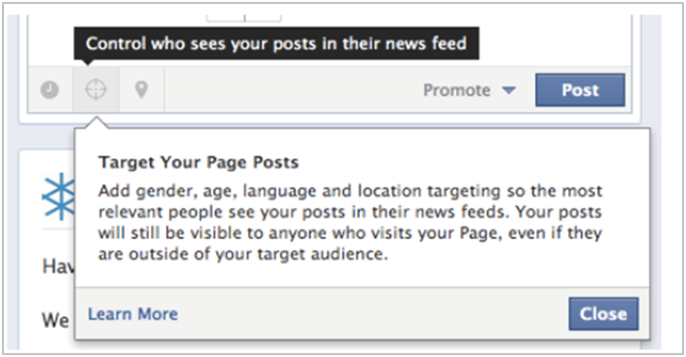 Facebook Marketing Post Targeting