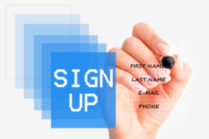 Sign Up Landing Page