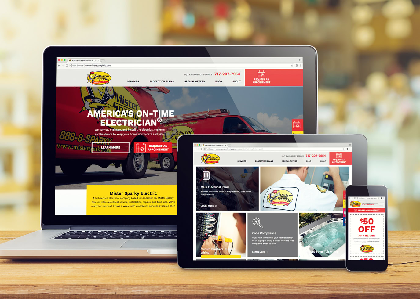 Synapse Website Strategy for Franchise Client Mister Sparky