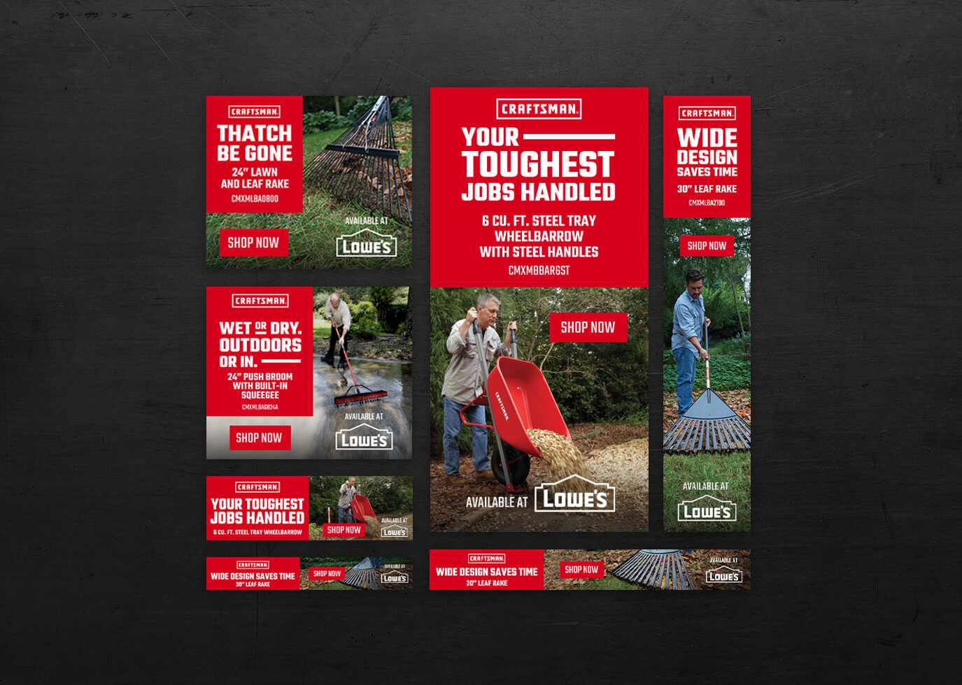 Lowes Campaign craftsman ads