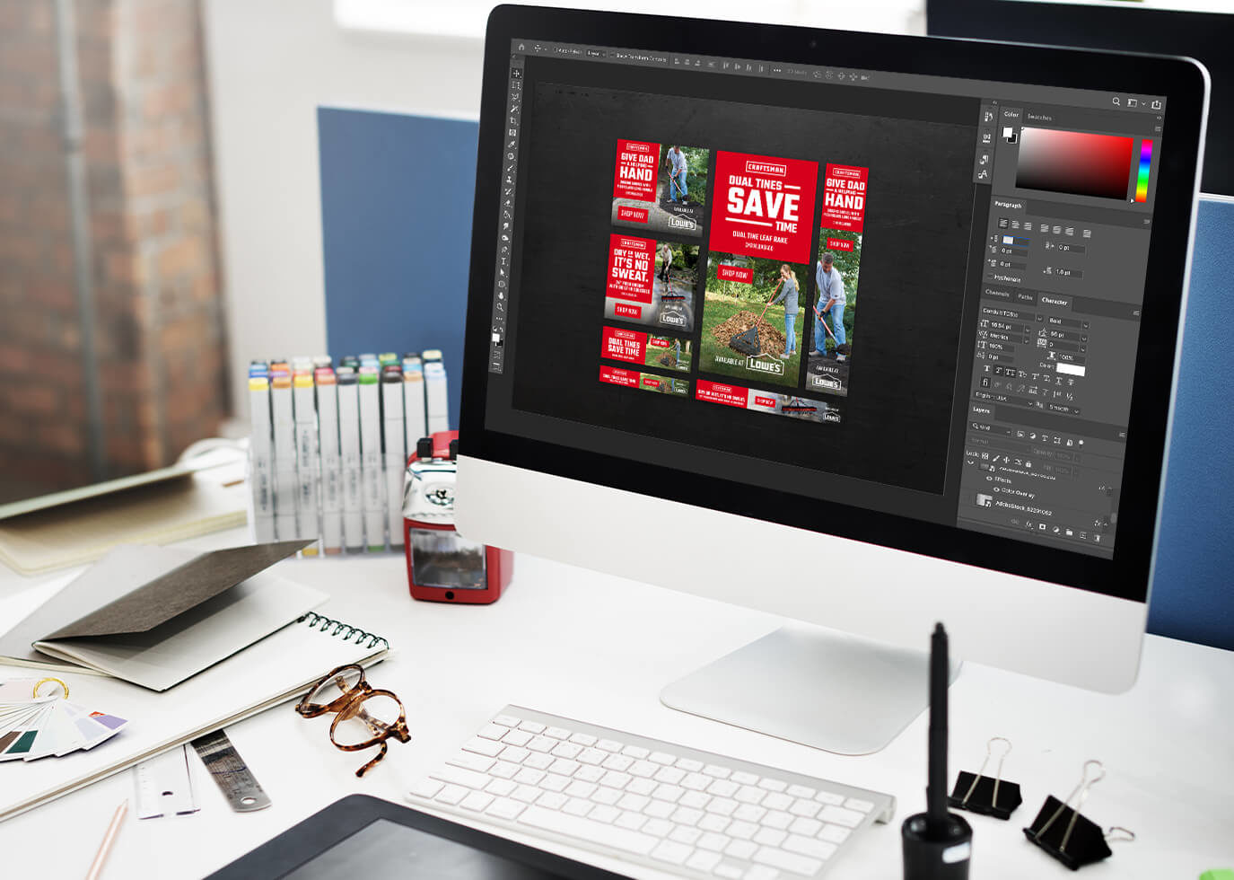 Lowes Campaign case study in design