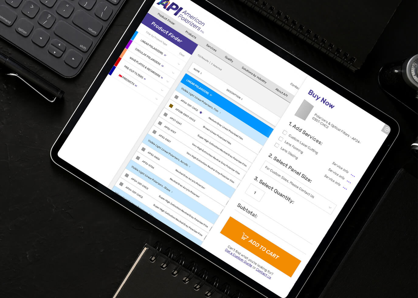 Product Finder on Ipad