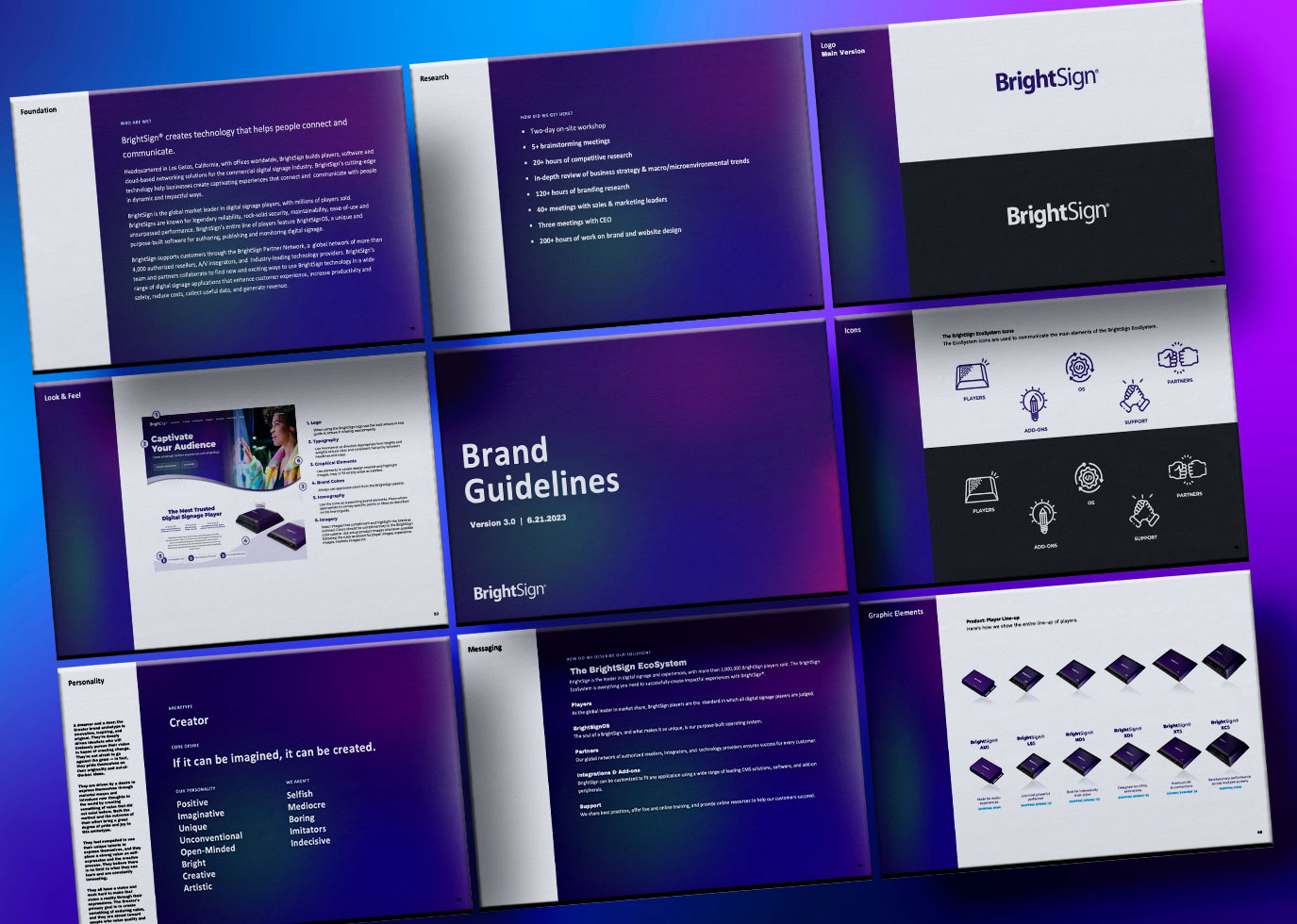 BrightSign's Brand Guide Presentation